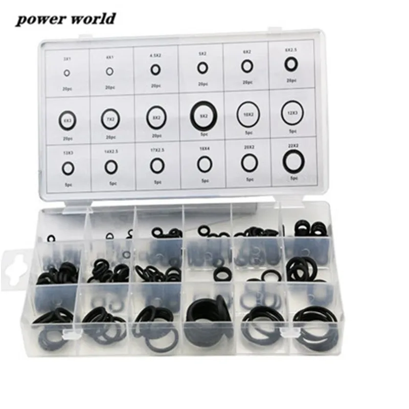 225 шт./компл. уплотнительное резиновое кольцо резиновая шайба Watertightnes 18 видов