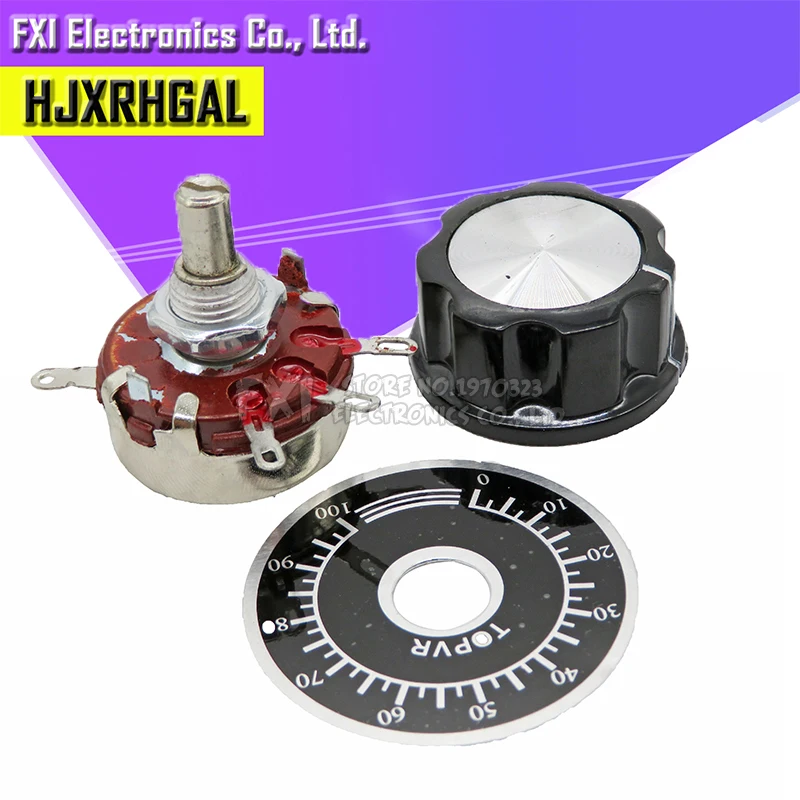 1 комплект WTH118 DIY Kit части 2 Вт 1A потенциометр 1 к 2,2 к 4,7 к 10 к 22 к 47 к 100 к 470 к 1 м MF-A03+ WHT118+ 0-100 Вт
