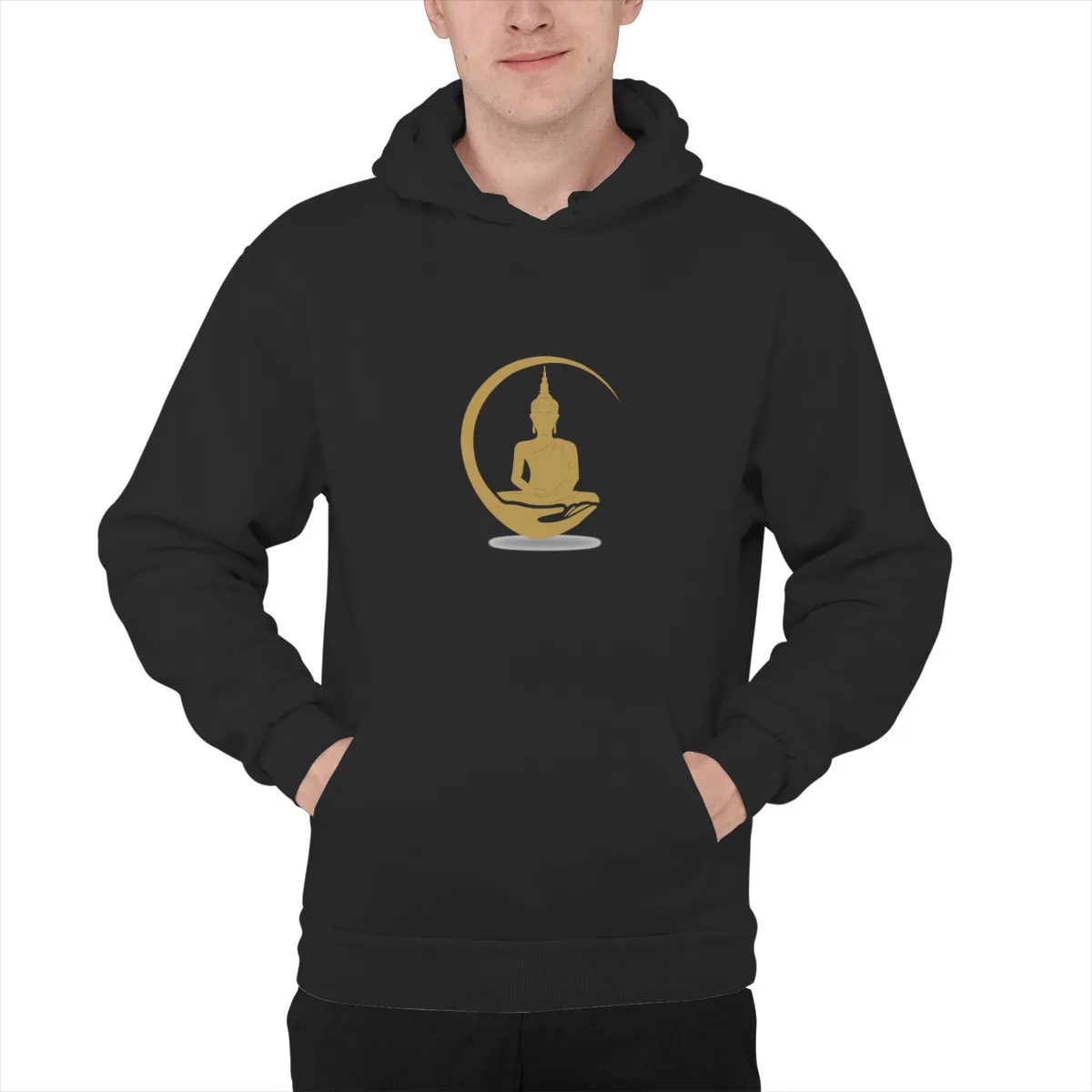 

Men's Hoodie Buddha Buddha sitCotton Games Streetwear hoodies Mens Clothes 38360