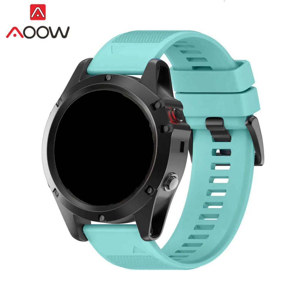 Мягкий силиконовый ремешок для наручных часов 22 мм 26 мм для Garmin fenix 3 HR fenix 5X fenix 3HR fenix5 D2 S60 Quick Release Easy fit