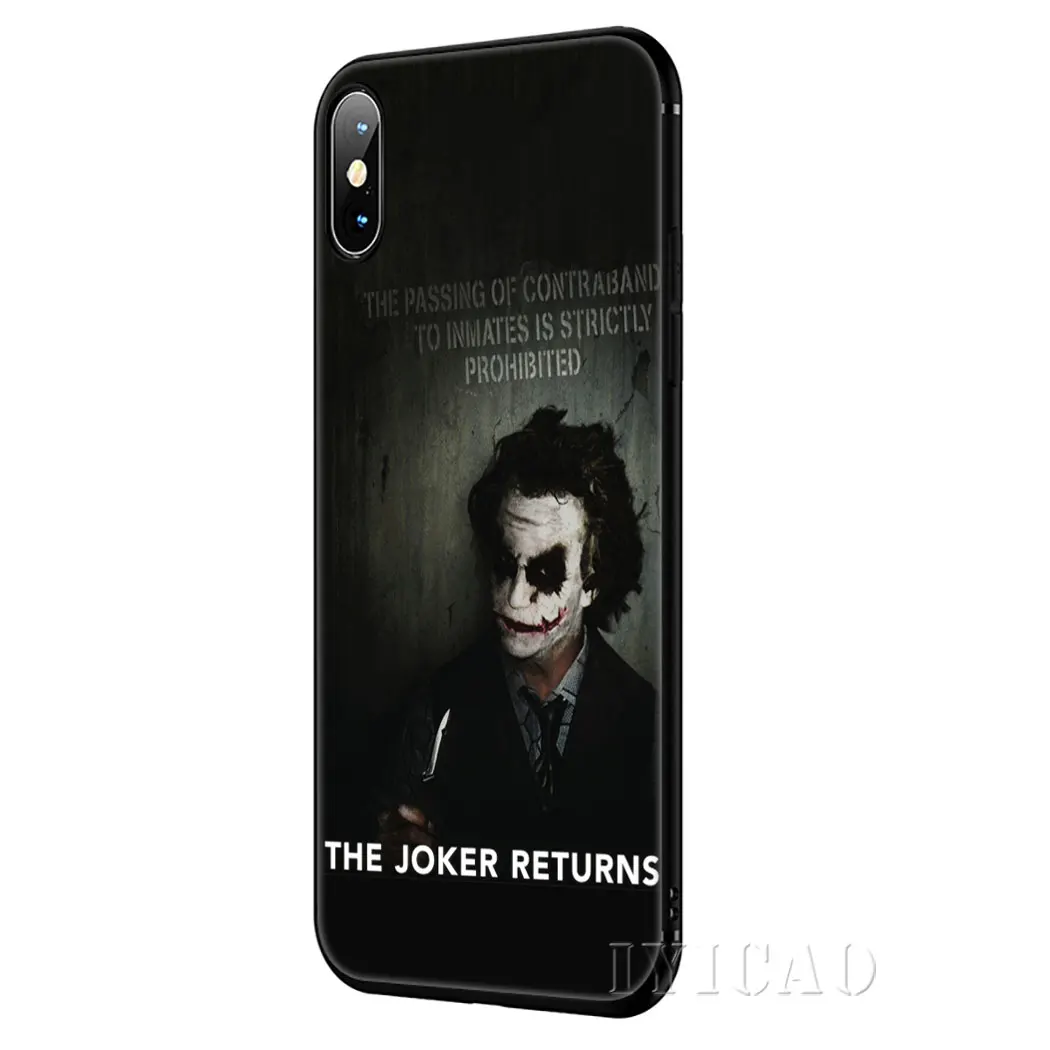 8 Мягкий силиконовый чехол joker Joaquin Phoenix movie для iPhone 11 Pro Max XR X XS Max 6 6S 7 8 Plus 5 5S SE - Цвет: 8