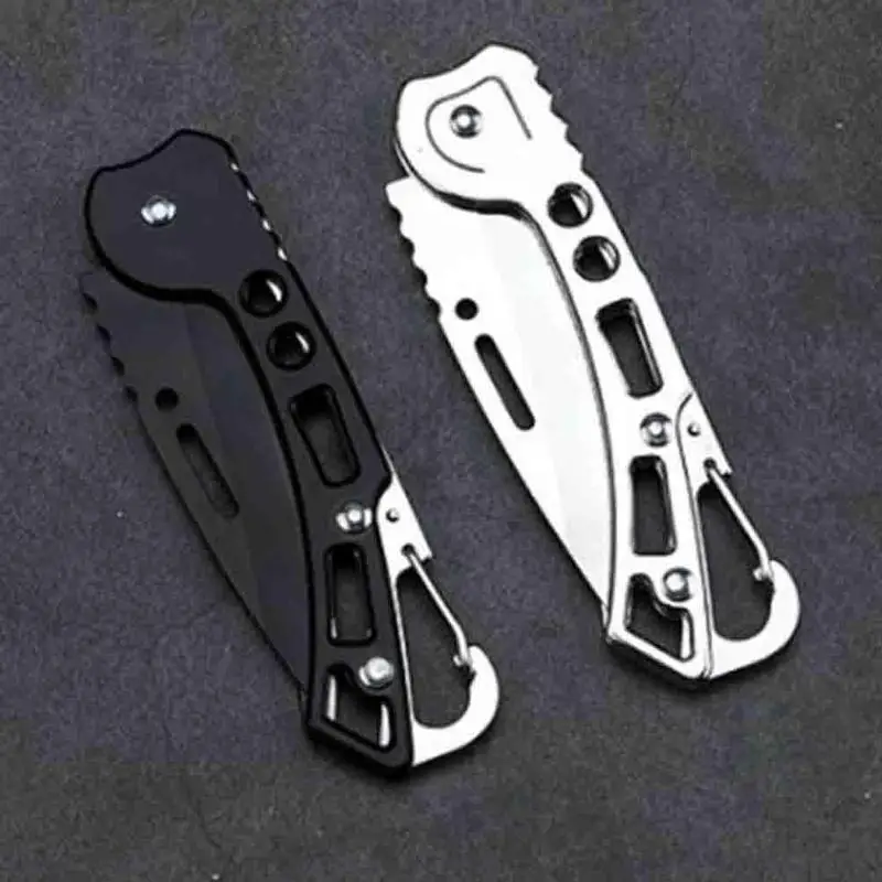 

Outdoor Folding Knife Steel Fruit Knife Edc Portable Keychain Folding Knife Multifunctional Pocket Knife Camping Tools