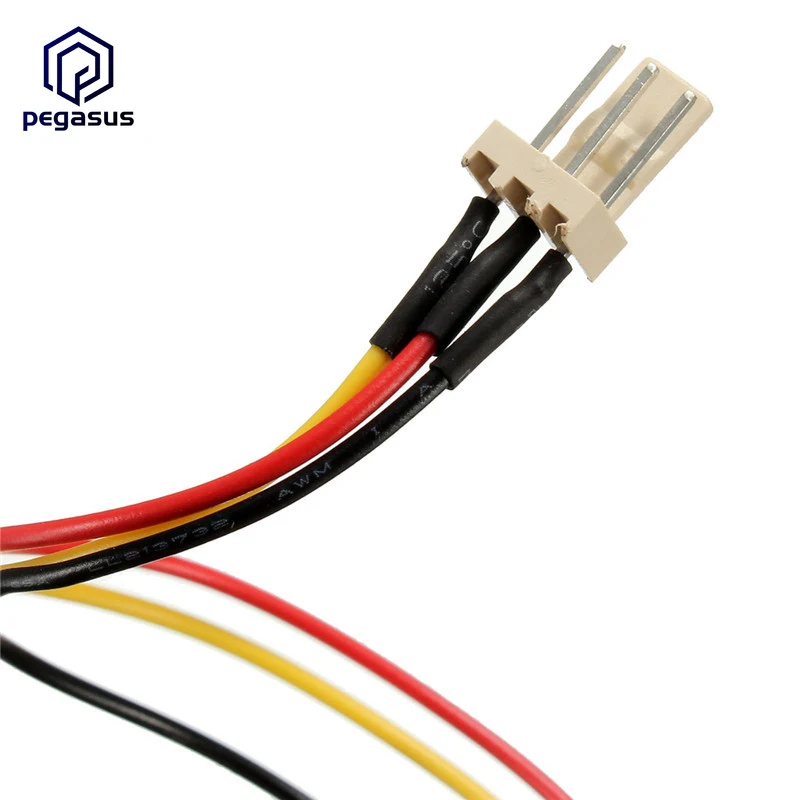 30CM PC Computer Internal Built-in Fan 3Pin Power Extension Cable |