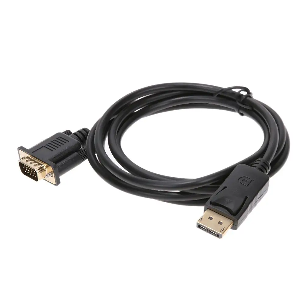 1 8 м Thunderbolt Дисплей Порты и разъёмы DP to VGA Мужской адаптер конвертер кабель Sup s до