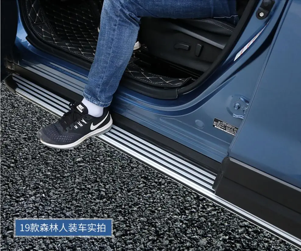 Forester 2019 Автомобильные ходовые доски авто боковые шаг бар педали бренд Nerf баров подходит для Subaru XV для Subaru Forester - Цвет: Forester 2019