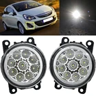 BINGWFPT Противотуманные фары для Opel Corsa D хэтчбек 2006- 2012 для Zafira B MPV A05 2005-2011 Противотуманные фары DRL H11 светодиодсветодиодный 12 В передсветильник фары s