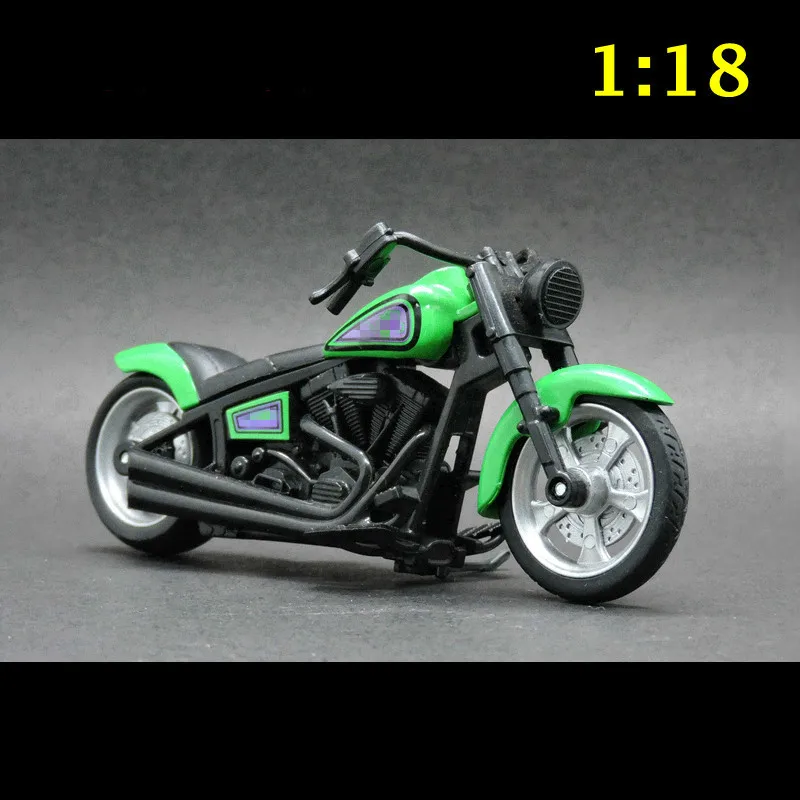 1:18 Scale Alloy Die-casting Model Motorcycle Mold Suitable For 3.75 Inch Doll Carrier Scene Decoration Children's Toy |