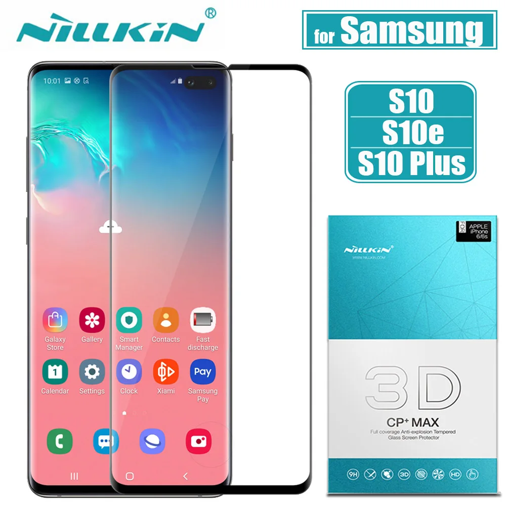 Nillkin для samsung S10 Plus, Защитное стекло для экрана 3D, полное покрытие для клея, защитное закаленное стекло для samsung Galaxy S10e