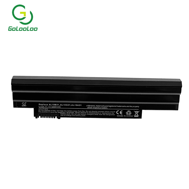 Аккумулятор для ноутбука Golooloo 6 ячеек Acer Aspire One 360 (D260) 522 AOD255 AOD257 AOD260 D255 D255E D257 D260 D270