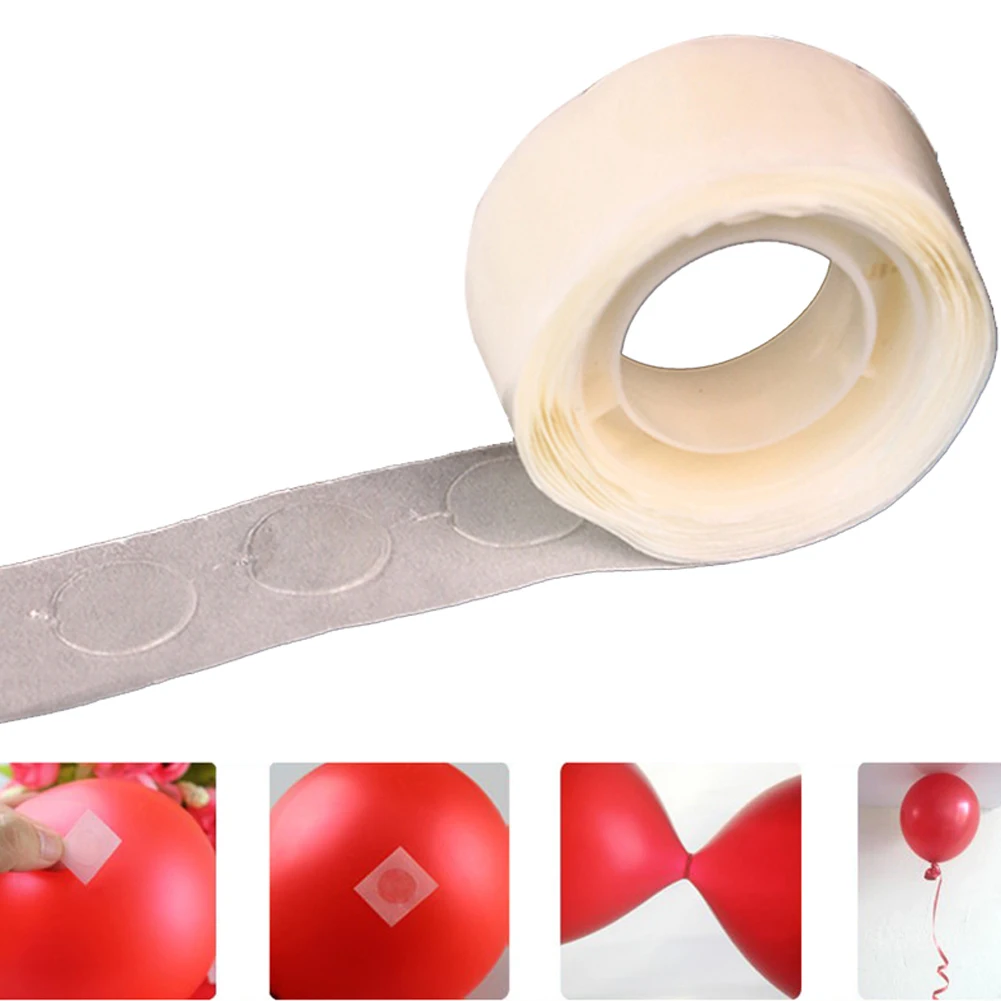 1 упаковка съемный воздушный шар клей двухсторонняя клейкая лента для