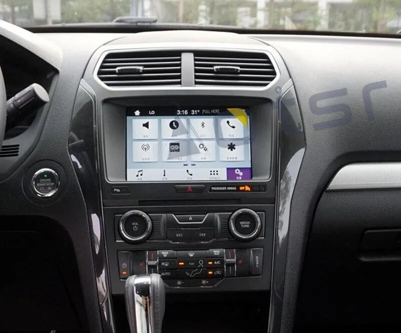 Android 8,1 вертикальный автомобильный dvd-плеер с экраном gps навигация для Ford Explorer 2011- Авто Стерео Радио мультимедийный плеер