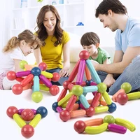 1216 pcs montessori magnetic ball and rods set building sticks blocks toys educational stacking stem toys for kids age 3 adult