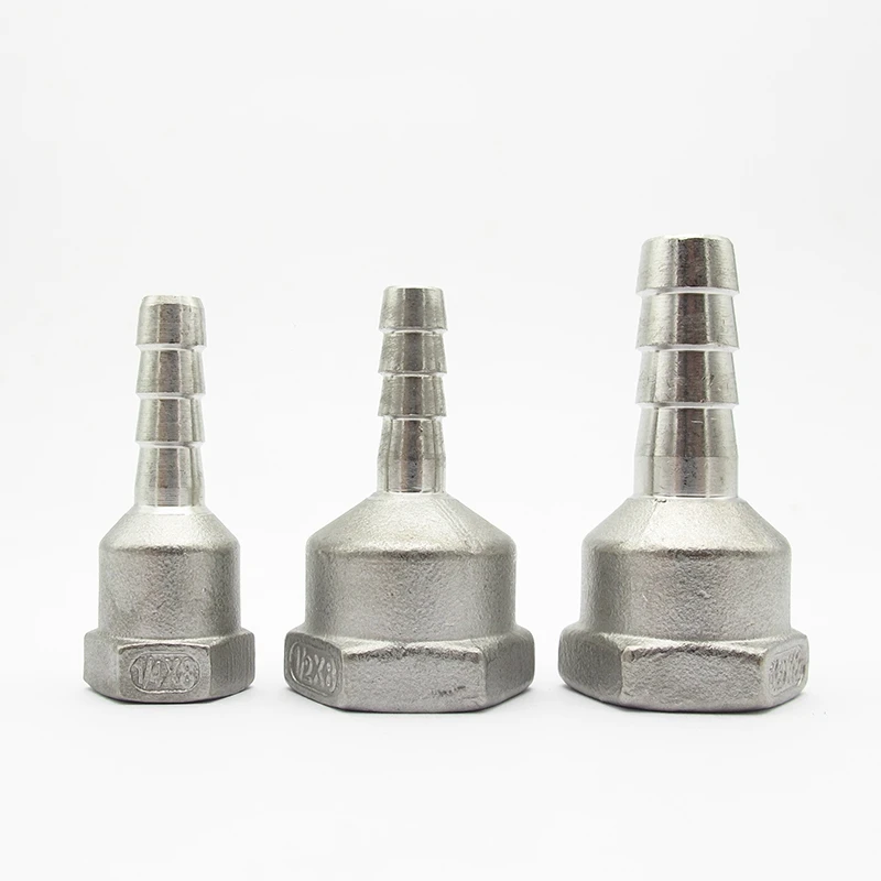 Фитинги для труб из нержавеющей стали 304 фитинги шлангов 6 мм 8 10 12 14 15 16 20 x 1/4