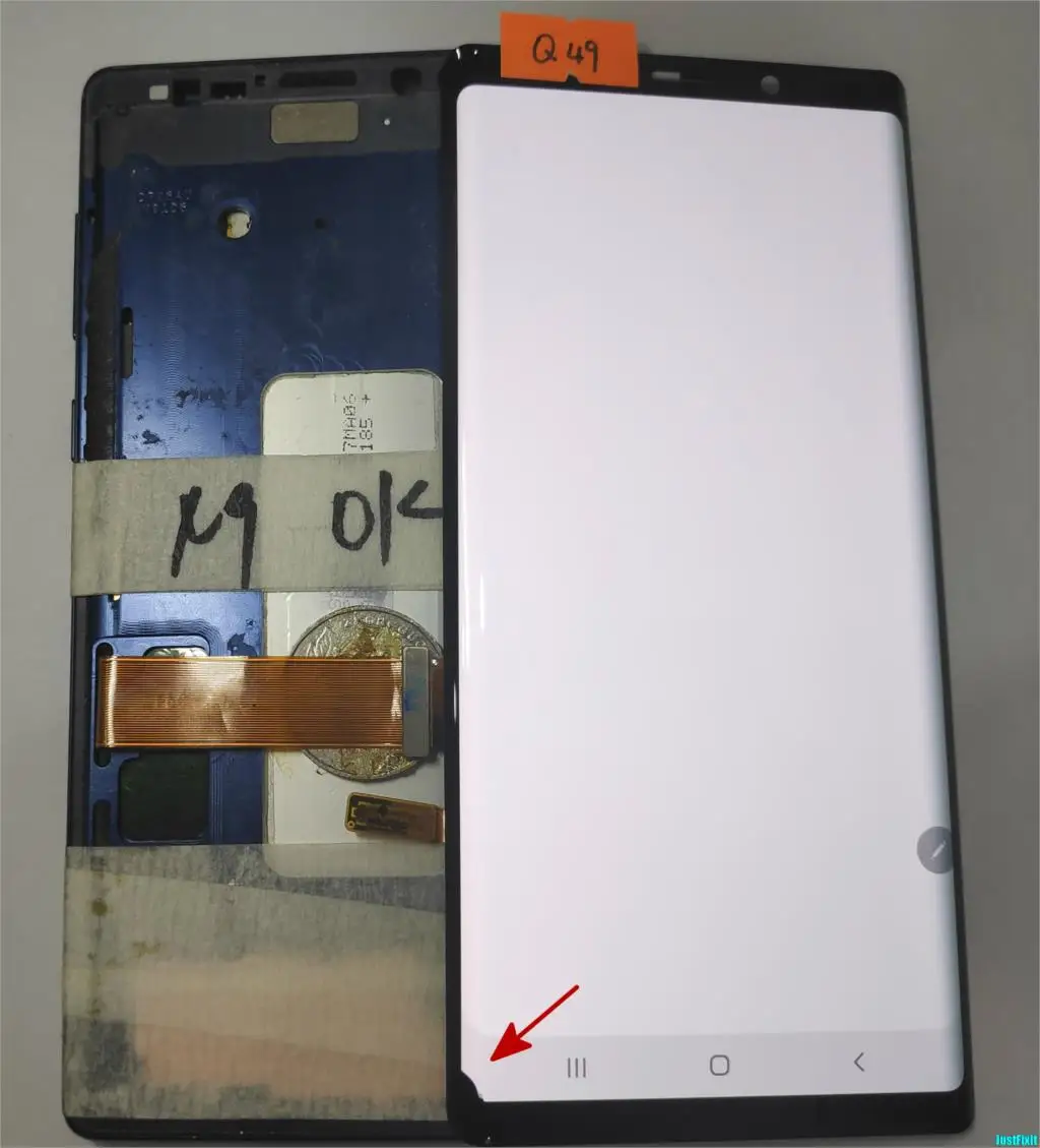 Для samsung Galaxy Note 9 ЖК-дисплей кодирующий преобразователь сенсорного экрана в сборе N960 N960F N960D N960DS ЖК-дисплей с дефектом