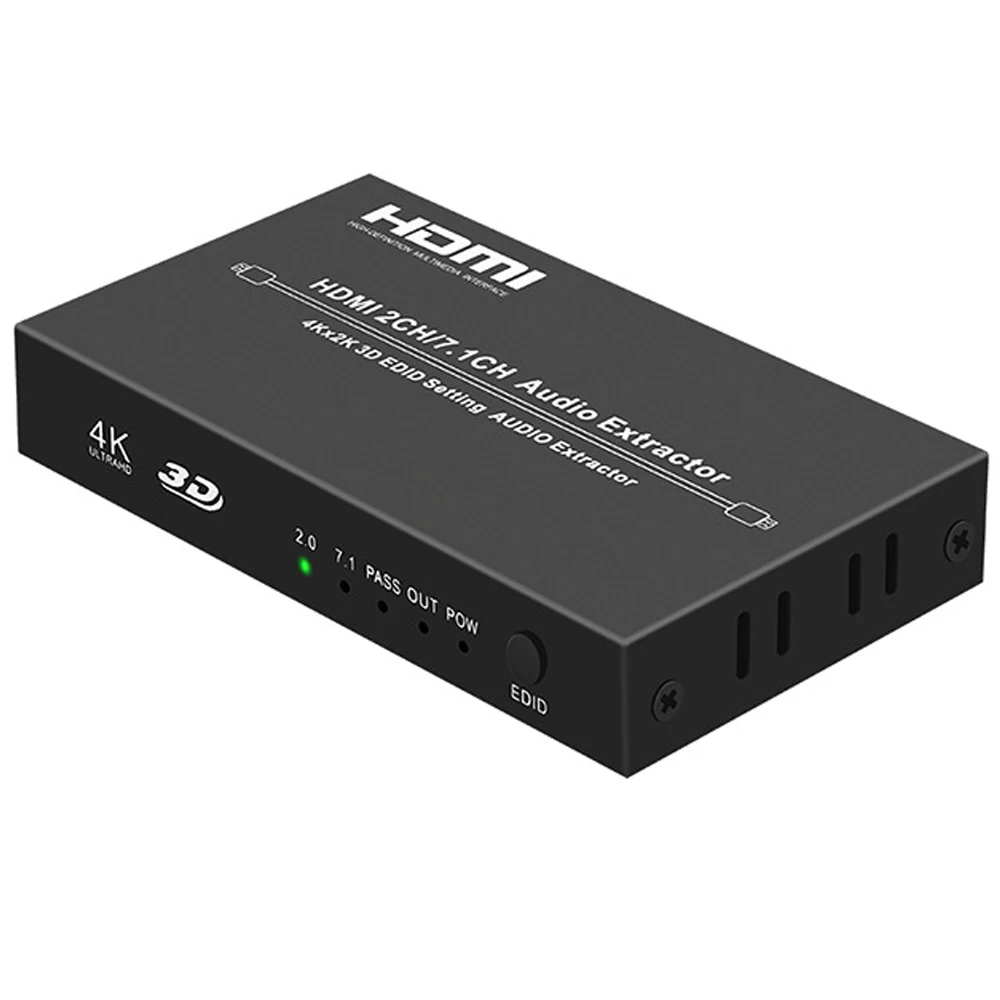 HDMI Splitter With toslik spdif 4K audio extractor to toslink converter splitter for UHD device | Электроника