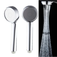 high pressure water saving rain shower head bathroom accessories abs chrome bracket shower head bathroom accessories