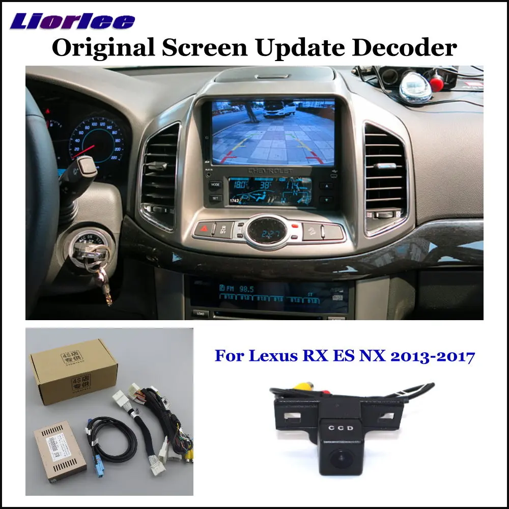

Автомобильная камера заднего вида для Lexus RX/ES/NX 2013 2014 2015 2016 2017, парковочная камера заднего вида, Full HD CCD декодер