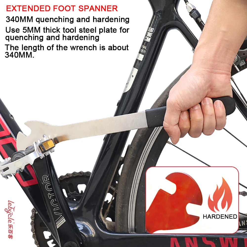 

LEBYCE велосипедный гаечный ключ для педалей, для горных и дорожных велосипедов, диаметром 5 мм, с удобным захватом, инструмент для ремонта вело...