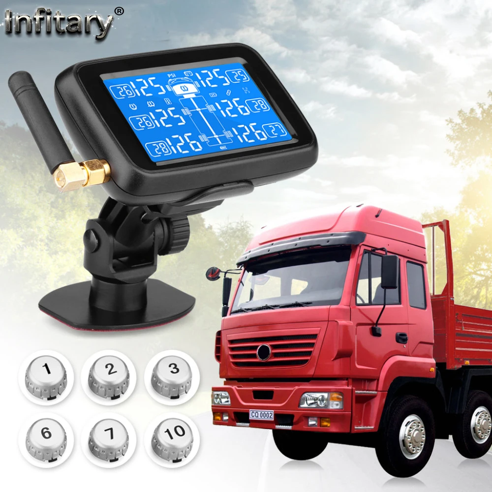 Infitary U901 TPMS Автомобильная беспроводная система мониторинга давления в шинах с 6