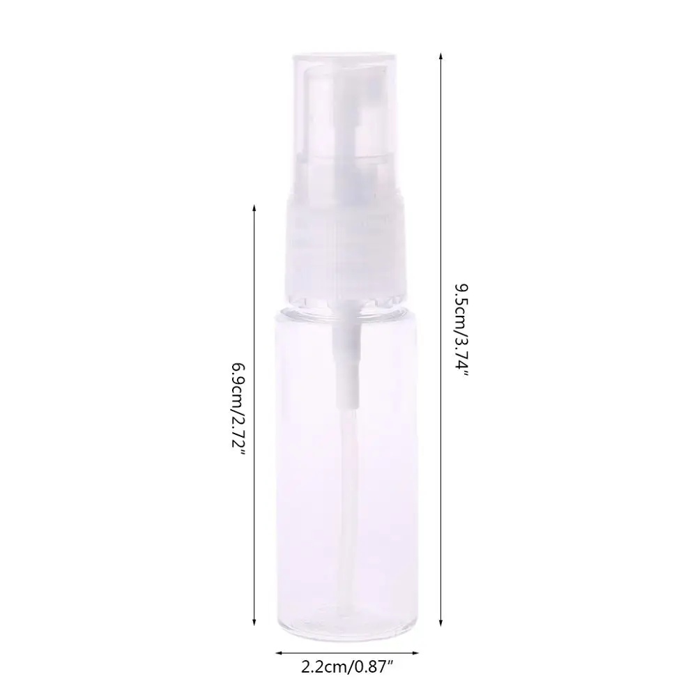 Мини пластиковый многоразовый пресс насос 20 мл пустая бутылочка с распылителем