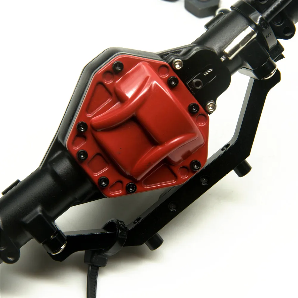 

AXSPEED Aluminum Alloy Rear Axle with 4WD Lock for 1:10 Axial SCX10 CC01 F350 RC Rock Crawler Car Upgrade Parts