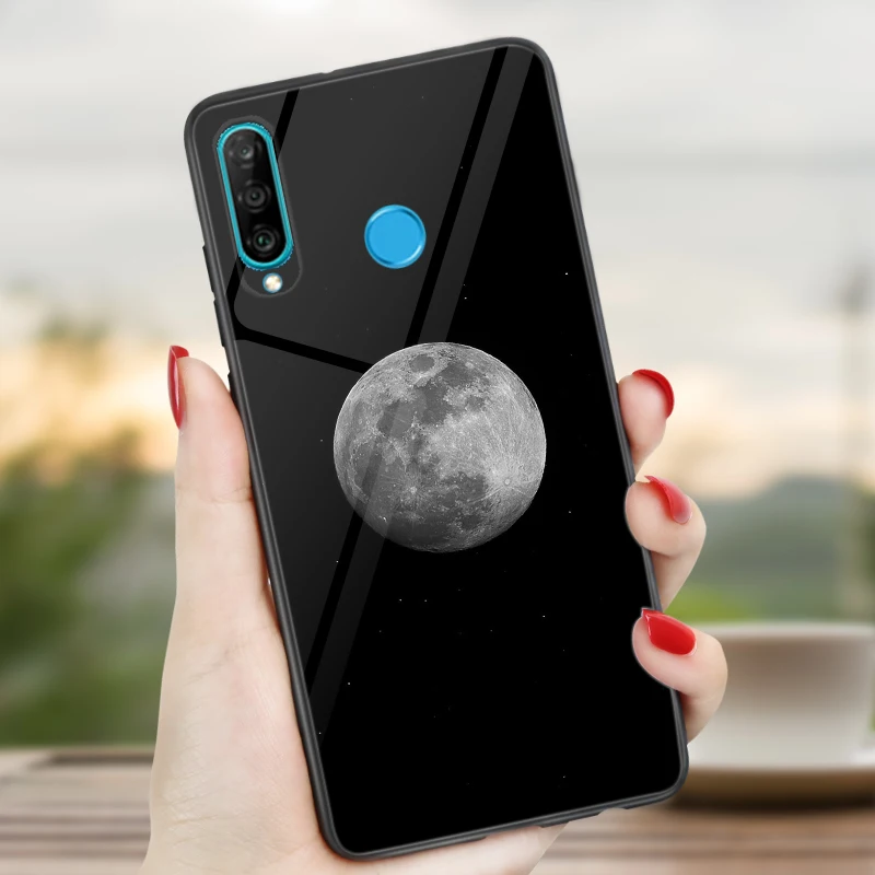 Чехол для телефона Huawei P40 Lite E P30 PRO P20 P10 P9 P Smart Z 2018 2019 2020 2021 Plus глянцевая задняя