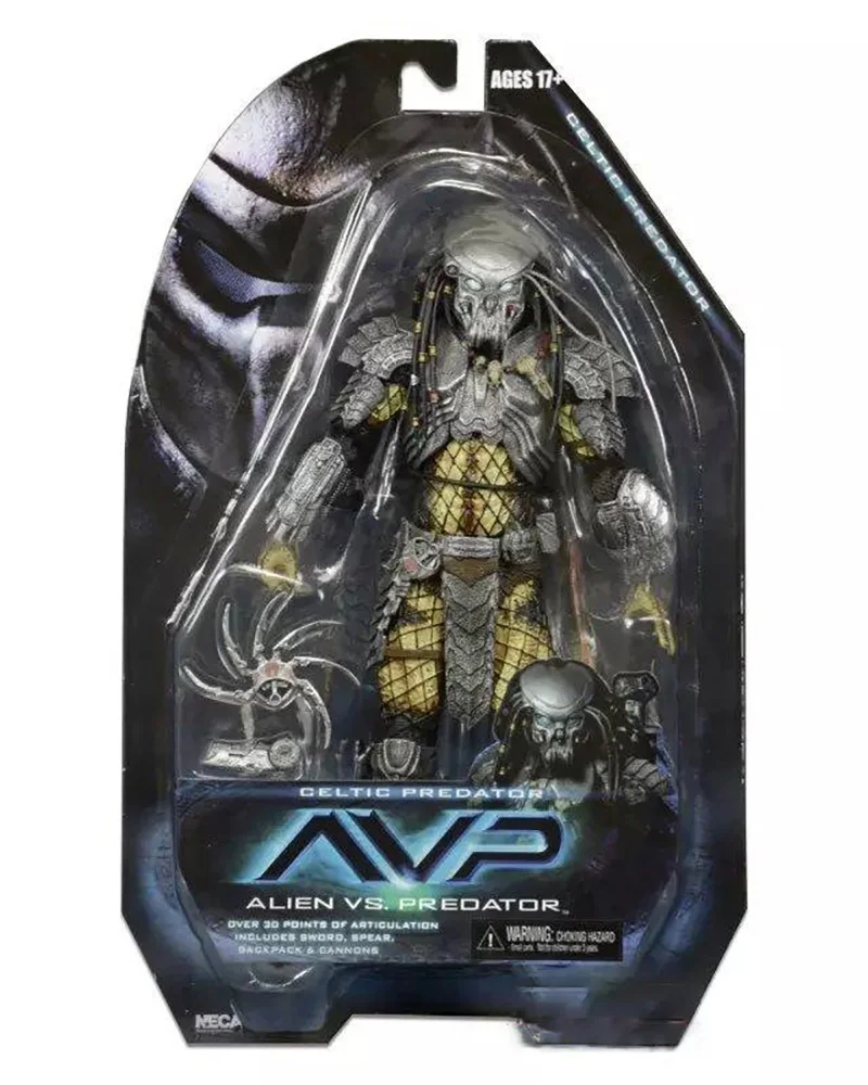 

3 Styles Alien vs. Predator Action Figure Predator Movable Model Toys 18cm