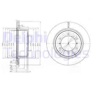 

DELPHI BG4014 DISC REAR 02 TERRACAN