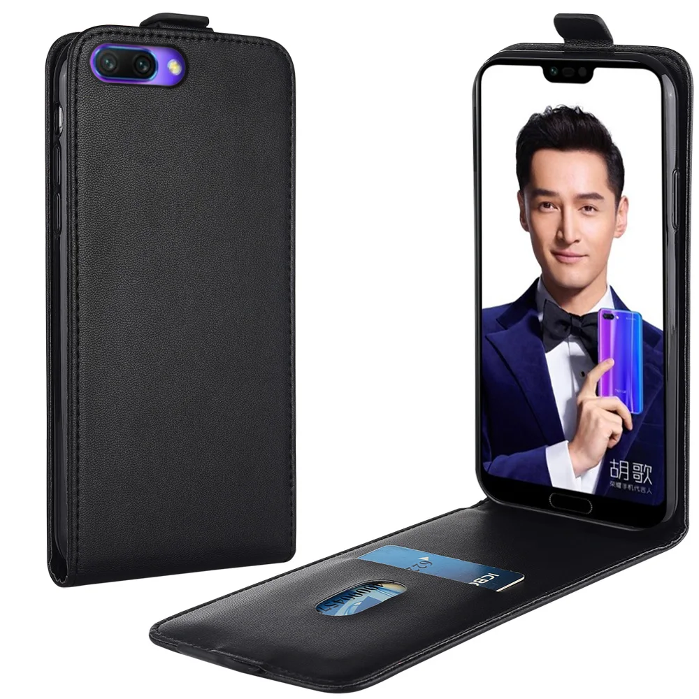 Кожаный чехол-книжка с вертикальной обложкой для Huawei Honor 10 JSN-L22 5 84 дюйма чехол
