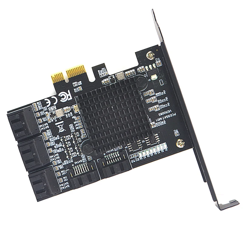 Плата расширения Moligh Doll Pci-E к Sata 3 0 8 портов 6 ГБ для Ssd HDD Ipfs карта майнинга жесткий