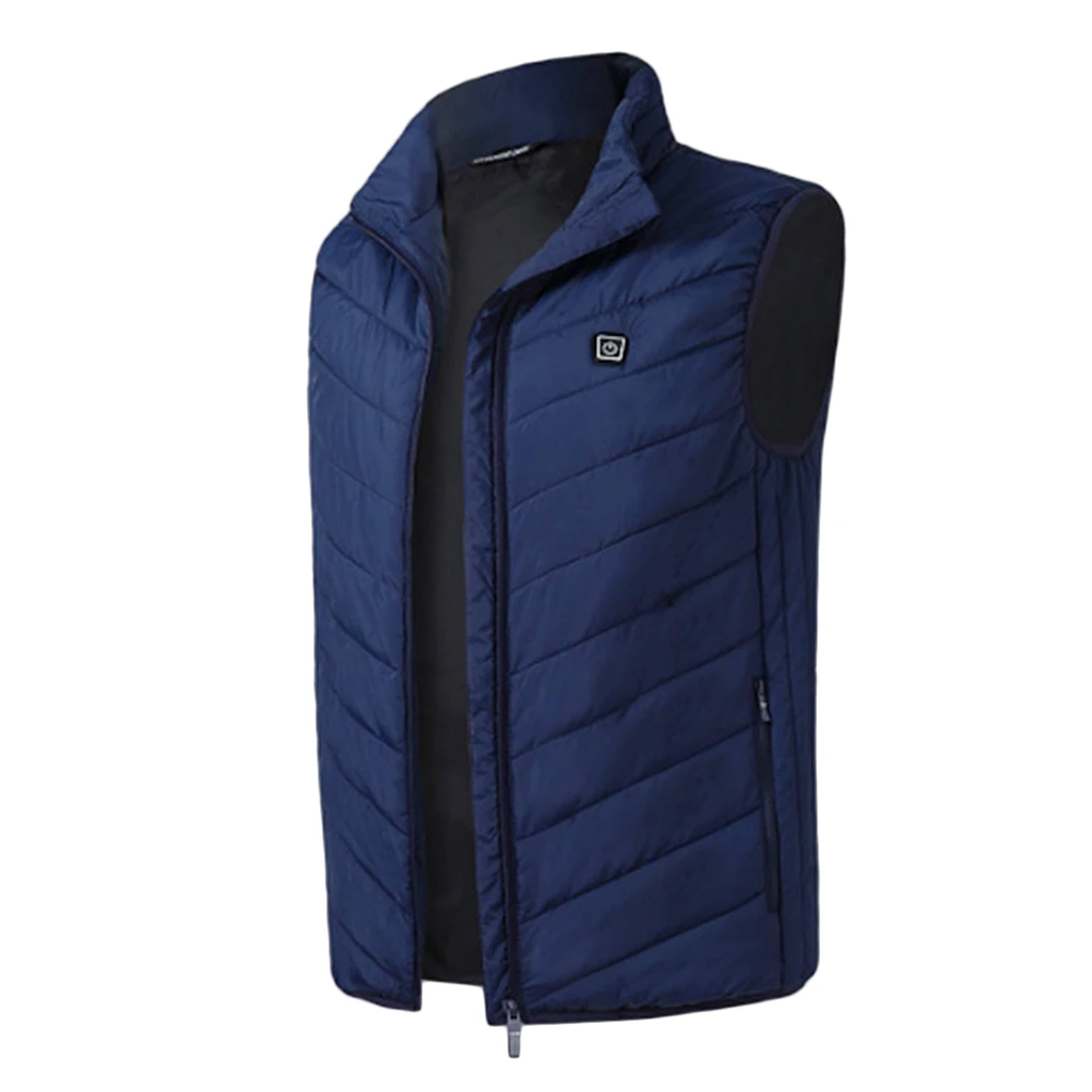 

Mens Women Outdoor USB Infrared Heating Vest Jacket Electric Heated Warm Jacket Heated Vest for Outdoor Skiing