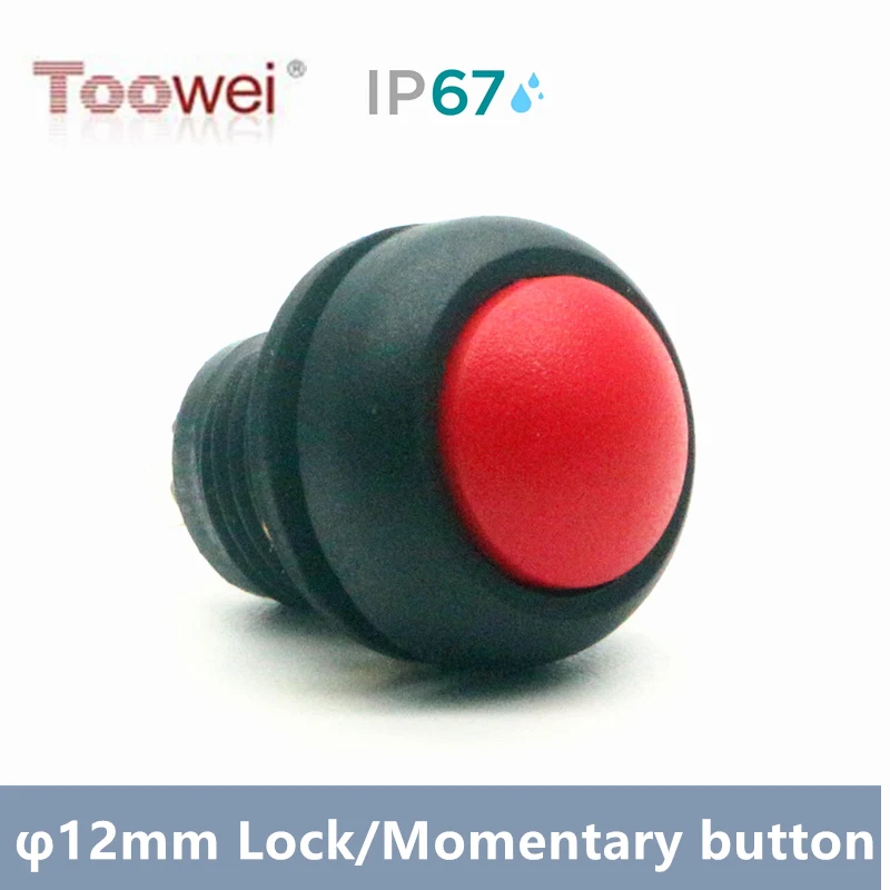 Toowei A4126 серии водонепроницаемый кнопочный переключатель/φ12