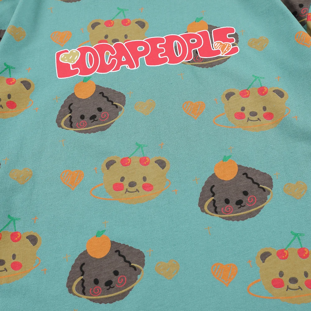 

Aolamegs Oversized T-shirt Loose Harajuku Men's T-Shirts Summer Short Sleeve Tee Shirts For Men Cartoon Animal Print Streetwear