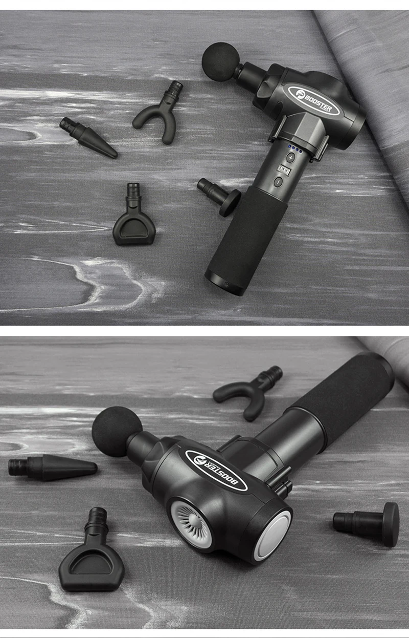 Booster Massager 5 Massage Head Body Massage Gun Muscle Stimulator Vibrating Electric Massage Body Relaxation Slimming