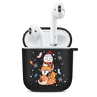 Чехол Happy Time для Apple Airpods 2 1 3 Pro, Чехол Air Pods, мягкий чехол для наушников из ТПУ, чехол, подарок на Новый год, Рождество, Санта-Клаус