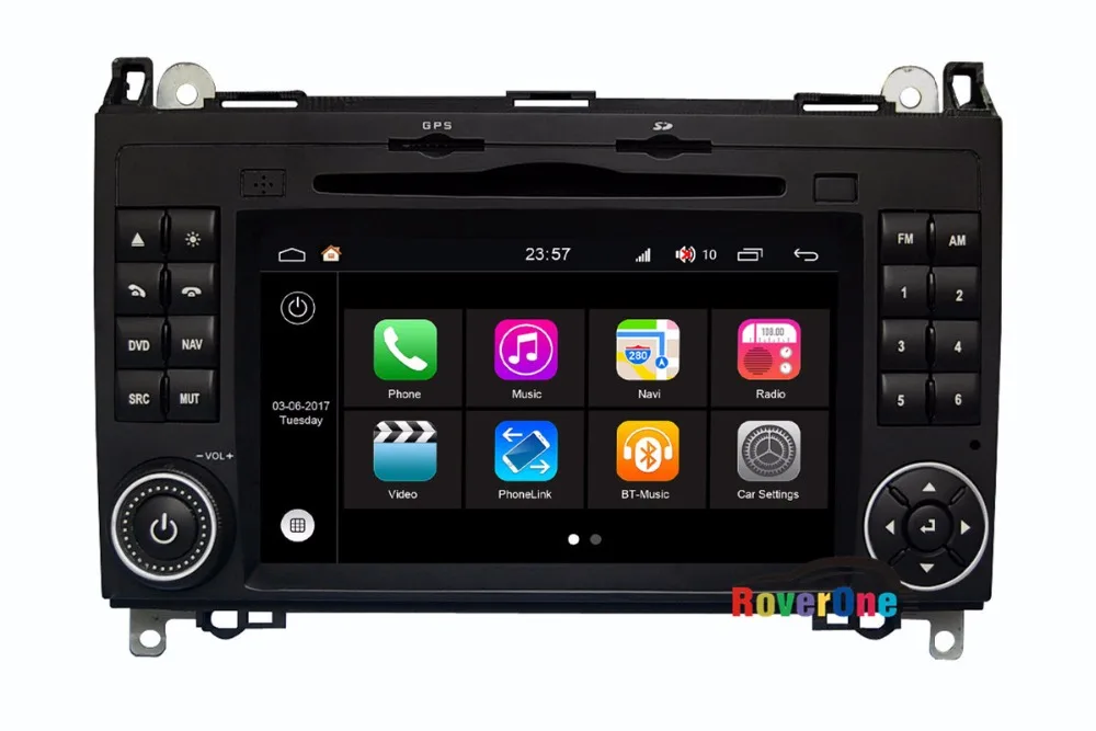 Автомагнитола для Mercedes B170 B180 B200 Viano Vito Android 7 1 DVD радио стерео GPS навигация