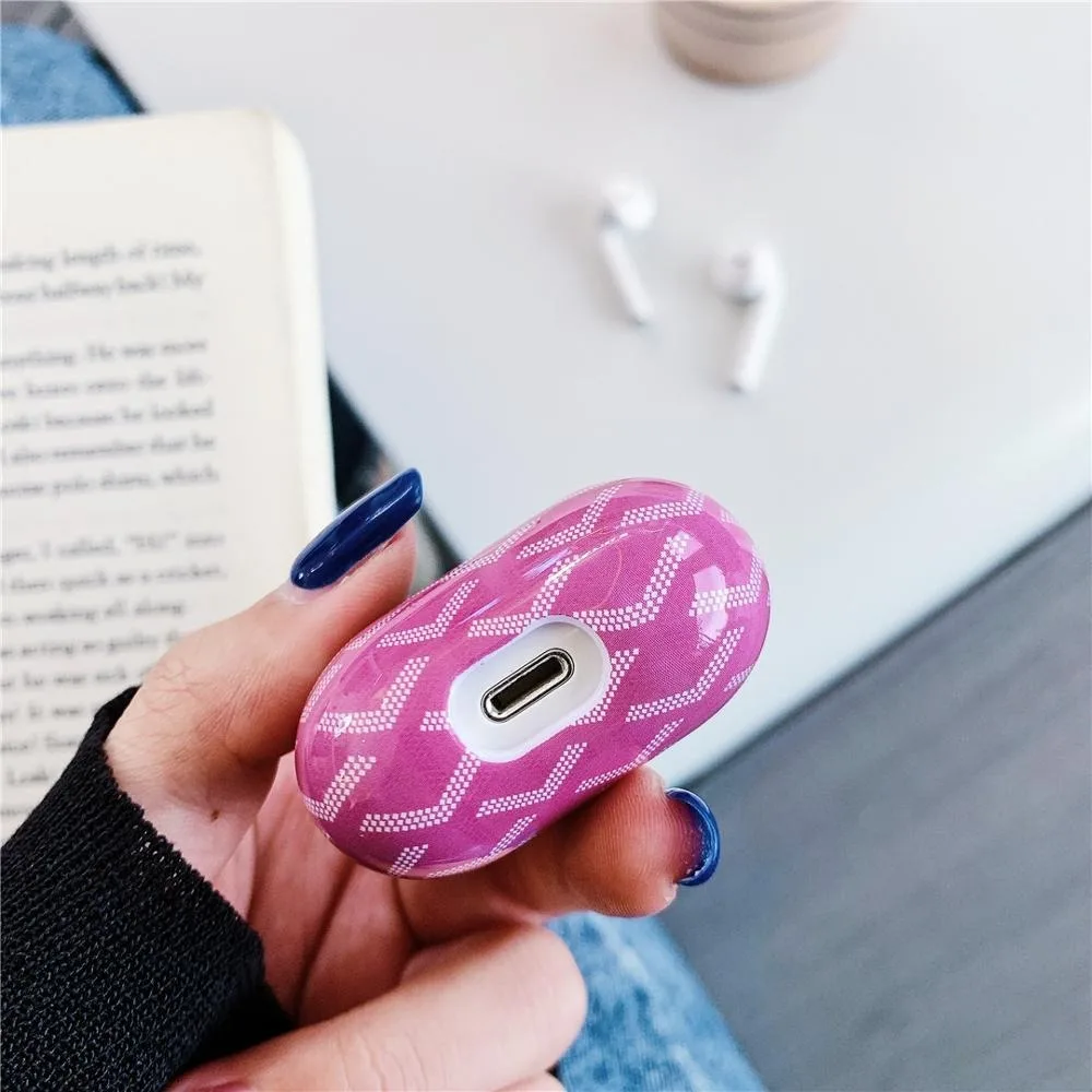 Модный бренд большой рот Акула Роскошный Жесткий Чехол для Apple Airpods 1/2