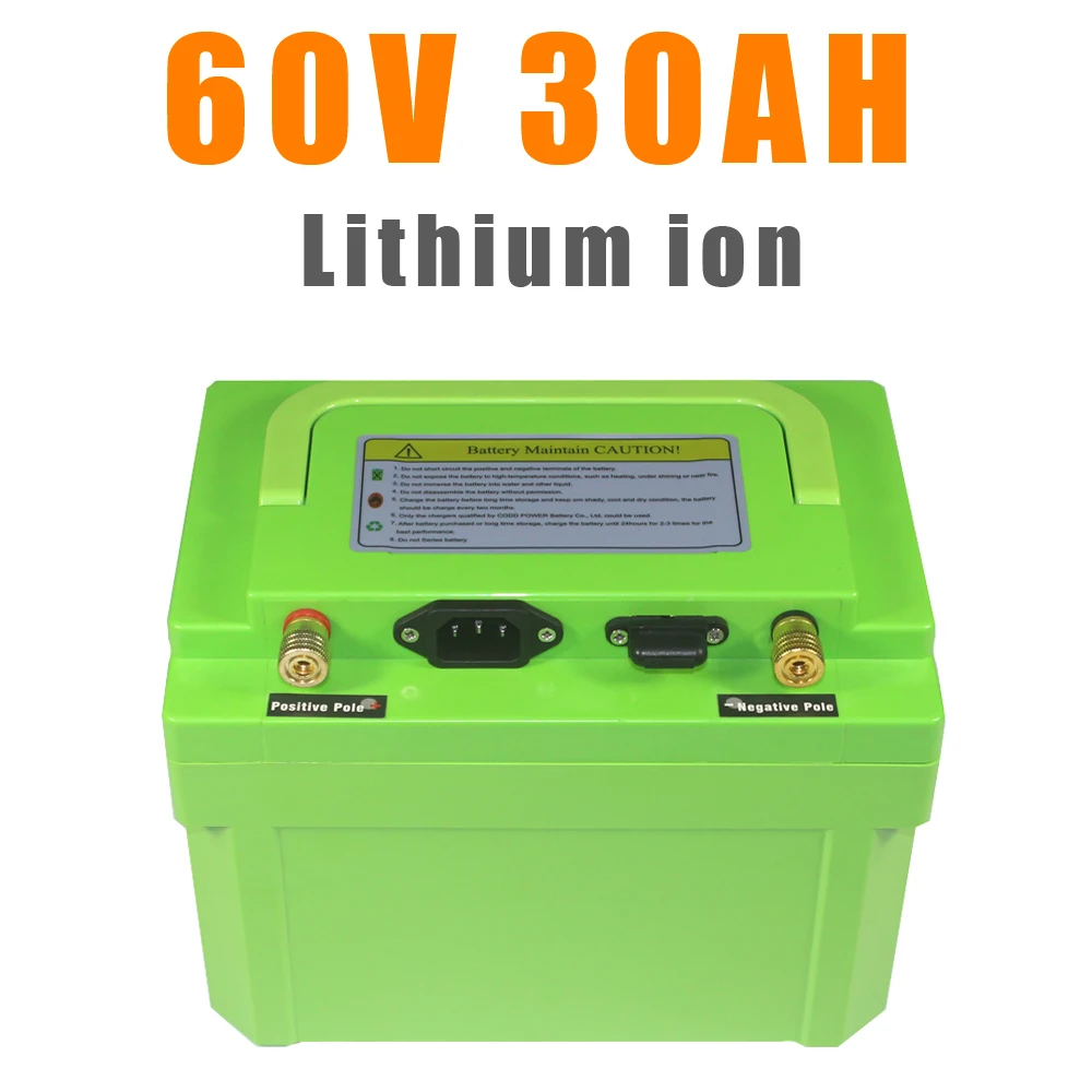 Аккумулятор для электровелосипеда мотоцикла скутера 60 в 30 А ч 2000 Вт 3000 | Спорт и