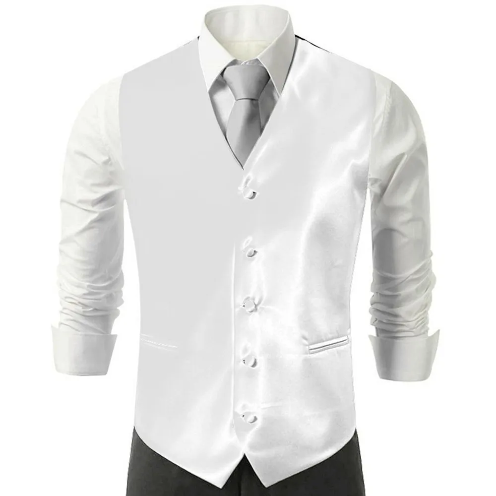 

New Fashion 2021 Designer Blazer Men Waistcoat Dress Vest Neck Tie Hankie Set Wedding Suit Formal Business Jacket Top Quality