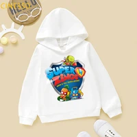 funny cartoon super zings serie 4 boy hoodies winter childrens chothes baby toddler teens tops outerwear superzings sweatshirt
