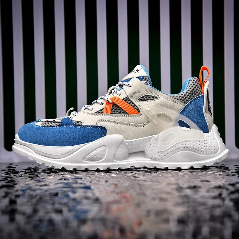 

Times New Roman 2021 летняя сетчатая дышащая Adultt мужские массивные кроссовки для пешего туризма, модная светильник уличный Стиль мужская повседневн...