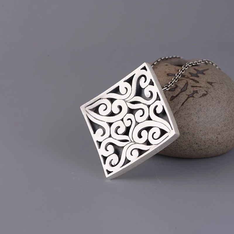 Женские винтажные ромбовидные серьги GAGAFEEL ювелирные изделия из стерлингового