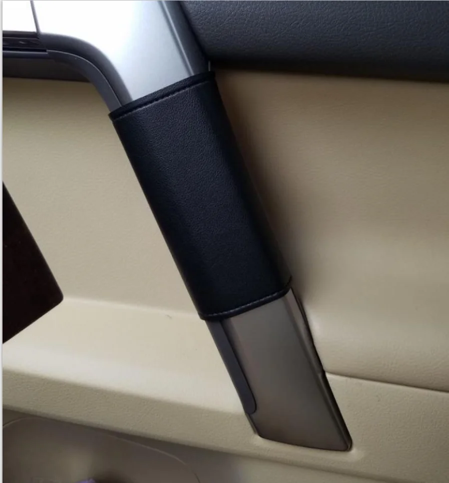Дверная ручка из микрофибры кожаный чехол для Toyota Prado 2010-2016/Toyota Land Cruiser 2007-2016
