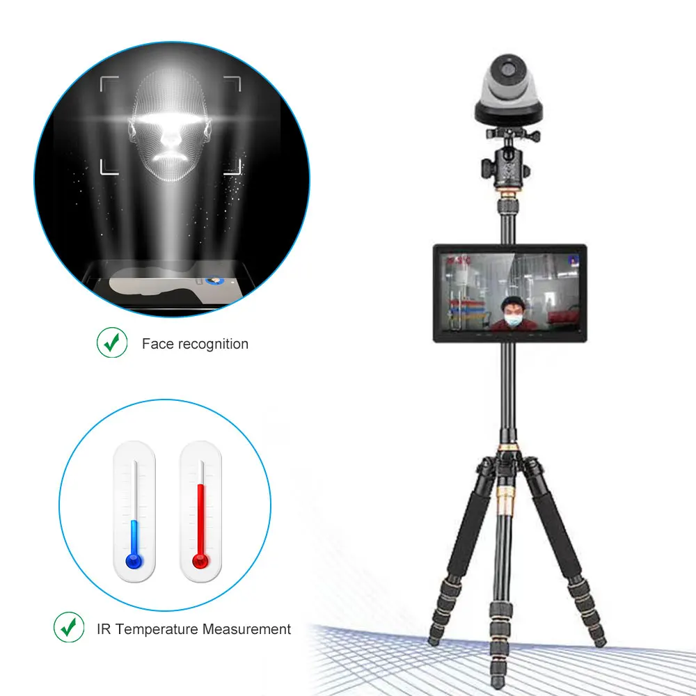 

Human body temperature detection camera1080Ptemperature recognition fever detection security camera with germany heimann sensor