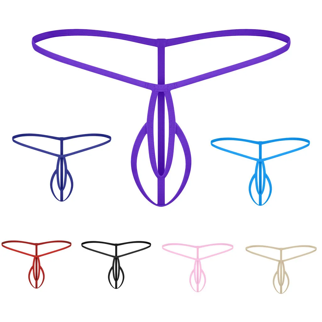 Мужские Трусы-стринги с низкой посадкой однотонные без бретелек |