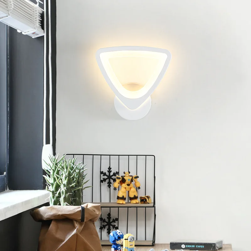 

loft nordice light gooseneck crystal bedroom light living room corridor wall lamp bedroom bedside wall lamp