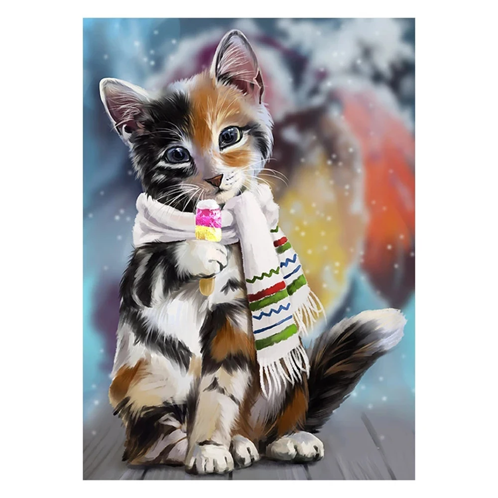 

YI BRIGHT 5D Diy Diamond Painting Cross Stitch Kit Diamond Mosaic Embroidery " Animal " Painting Square/Round Drill Gift
