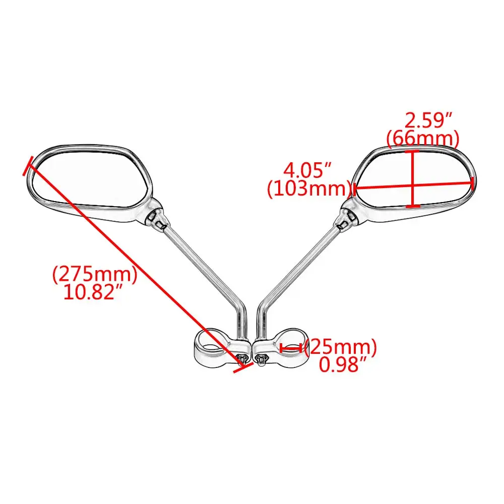 Универсальное уличное Велосипедное Зеркало заднего вида на руль гибкое