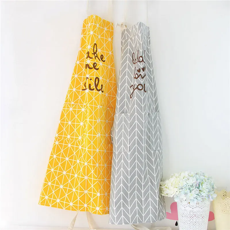 Многофункциональные кухонные инструменты из хлопка и льна фартук для выпечки