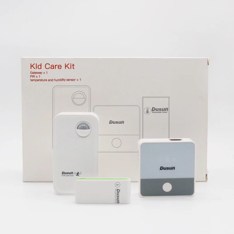 

New Design Wireless Home Security Kid Care Kit Temperature and Humidity PIR Sensor Smart Home Hub